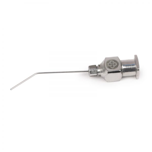 Aspiration Cannula Smooth Blunt Tip Angled oms india