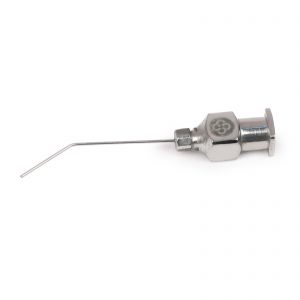 Aspiration Cannula Smooth Blunt Tip Angled oms india